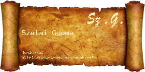 Szalai Gyoma névjegykártya